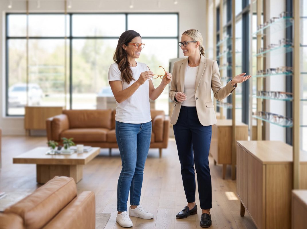 Abbildung Frauen in Geschäft