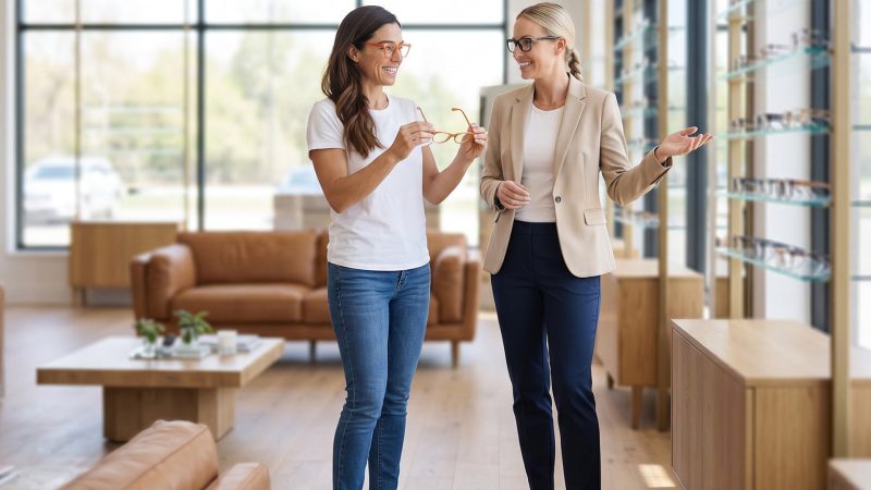 Abbildung Frauen in Geschäft